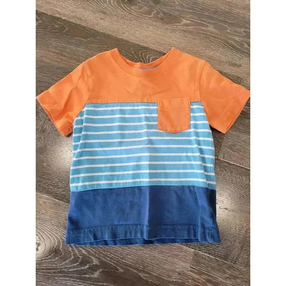 Hanna Andersson toddler boys striped t-shirt size‎ 100 #2 - Picture 1 of 2